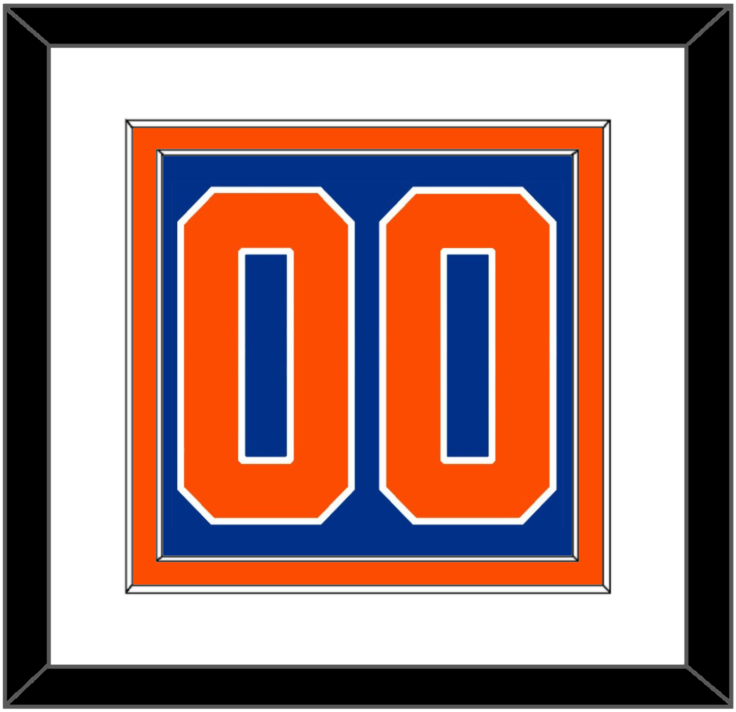 New York Number (Back) - Alternate Blue - Signature Tier 1
