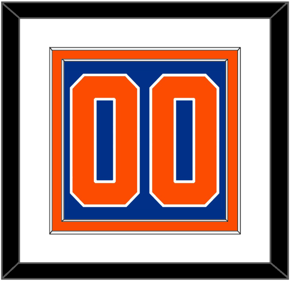 New York Number (Back) - Alternate Blue - Double Mat 1