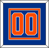 New York Number (Back) - Alternate Blue - Double Mat 2