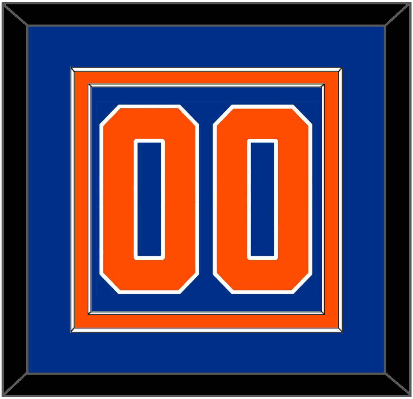 New York Number (Back) - Alternate Blue - Signature Tier 2