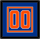 New York Number (Back) - Alternate Blue - Double Mat 2