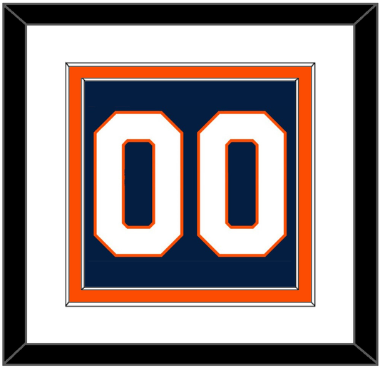 New York Number (Back) - Home Blue (2007-2010) - Signature Tier 1
