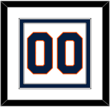 New York Number (Back) - Road White (2007-2010) - Double Mat 1