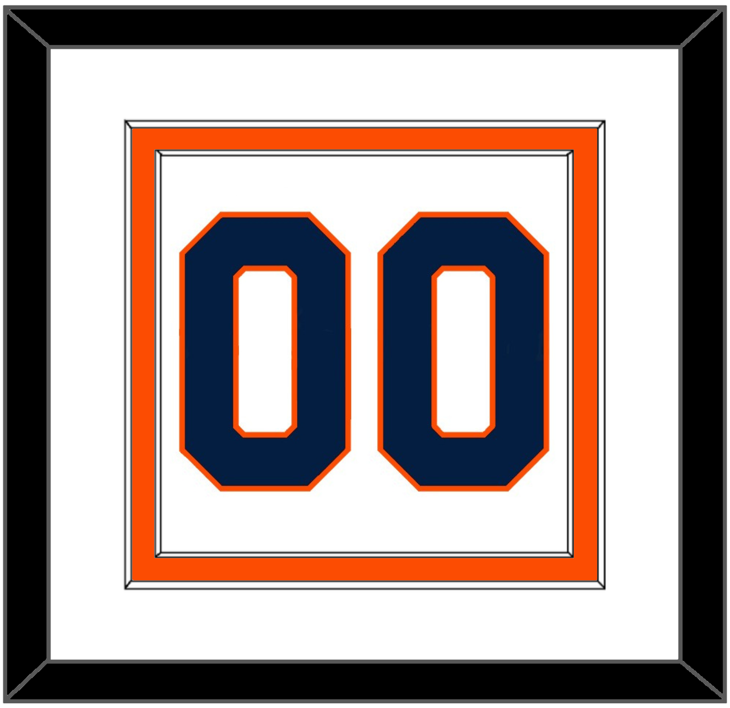 New York Number (Back) - Road White (2007-2010) - Signature Tier 2