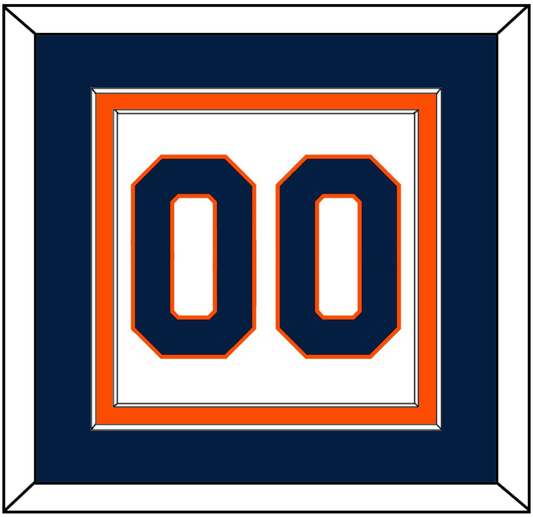 New York Number (Back) - Road White (2007-2010) - Signature Tier 3