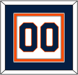 New York Number (Back) - Road White (2007-2010) - Double Mat 3