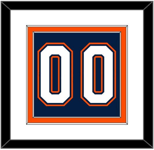 New York Number (Back) - Road/Home Blue (1998-2007) - Signature Tier 1