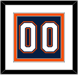 New York Number (Back) - Road/Home Blue (1998-2007) - Double Mat 1