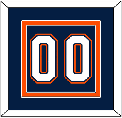 New York Number (Back) - Road/Home Blue (1998-2007) - Signature Tier 2