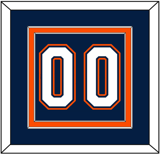 New York Number (Back) - Road/Home Blue (1998-2007) - Signature Tier 2