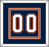 New York Number (Back) - Road/Home Blue (1998-2007) - Double Mat 2