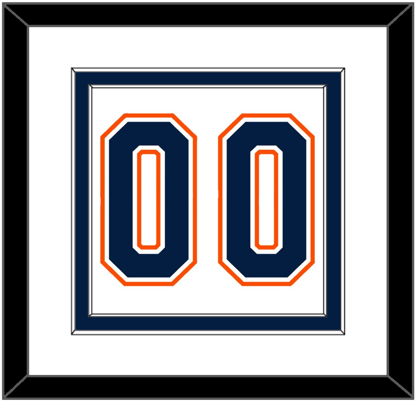 New York Number (Back) - Home/Road White (1998-2007) - Signature Tier 1