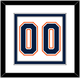 New York Number (Back) - Home/Road White (1998-2007) - Double Mat 1