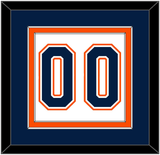 New York Number (Back) - Home/Road White (1998-2007) - Double Mat 3