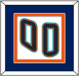 New York Number (Back) - Home White (1995-1998) - Double Mat 3