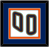 New York Number (Back) - Home White (1995-1998) - Double Mat 3