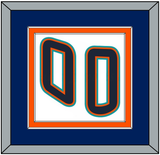 New York Number (Back) - Home White (1995-1998) - Double Mat 3