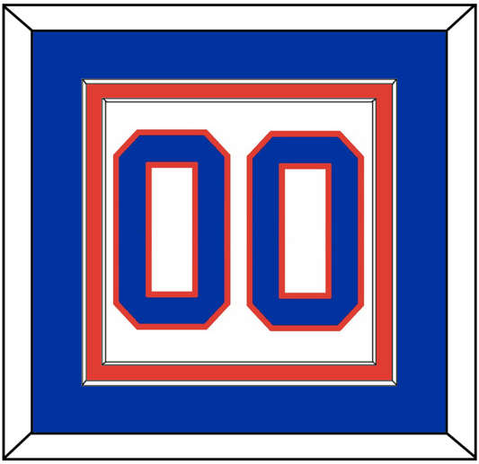 New York Number (Back) - Home White (1984-1995) - Signature Tier 2