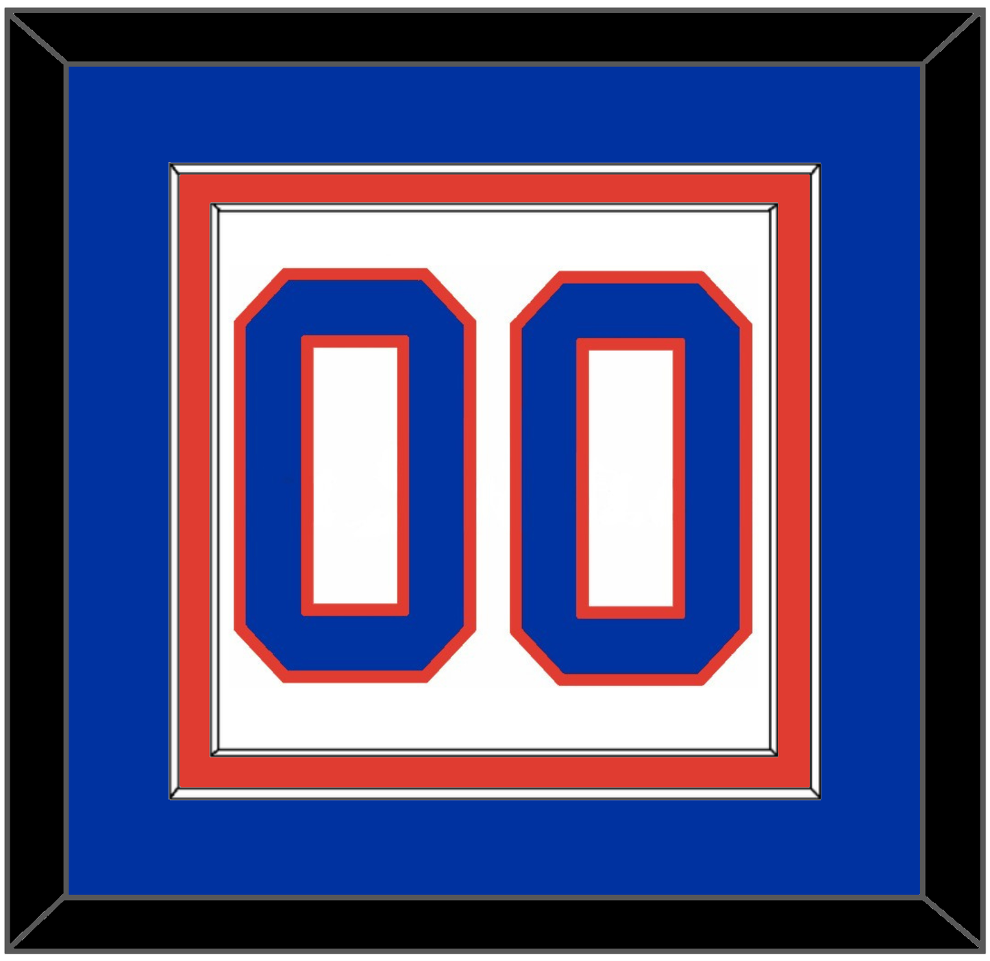 New York Number (Back) - Home White (1984-1995) - Signature Tier 2