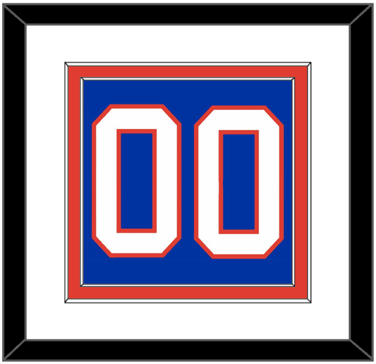 New York Number (Back) - Road Blue (1984-1995) - Signature Tier 1
