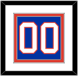 New York Number (Back) - Road Blue (1984-1995) - Double Mat 1