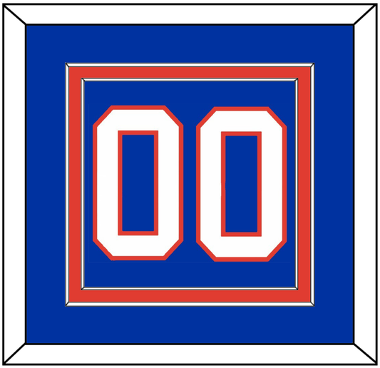 New York Number (Back) - Road Blue (1984-1995) - Signature Tier 2