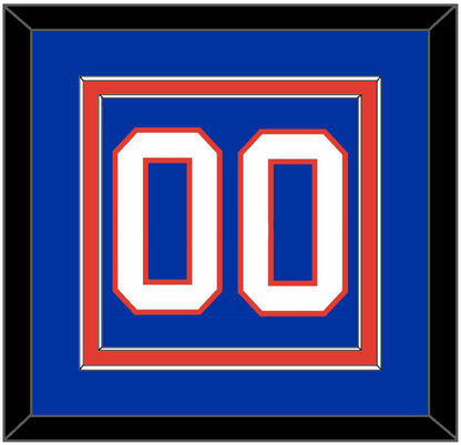 New York Number (Back) - Road Blue (1984-1995) - Signature Tier 2