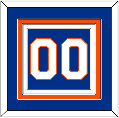 New York Number (Back) - Home Blue - Premier Tier 2
