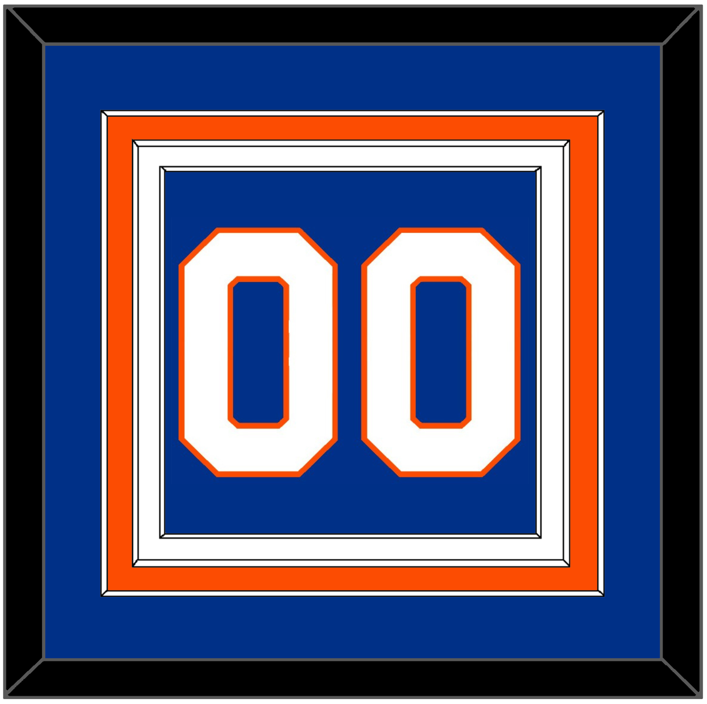 New York Number (Back) - Home Blue - Premier Tier 2