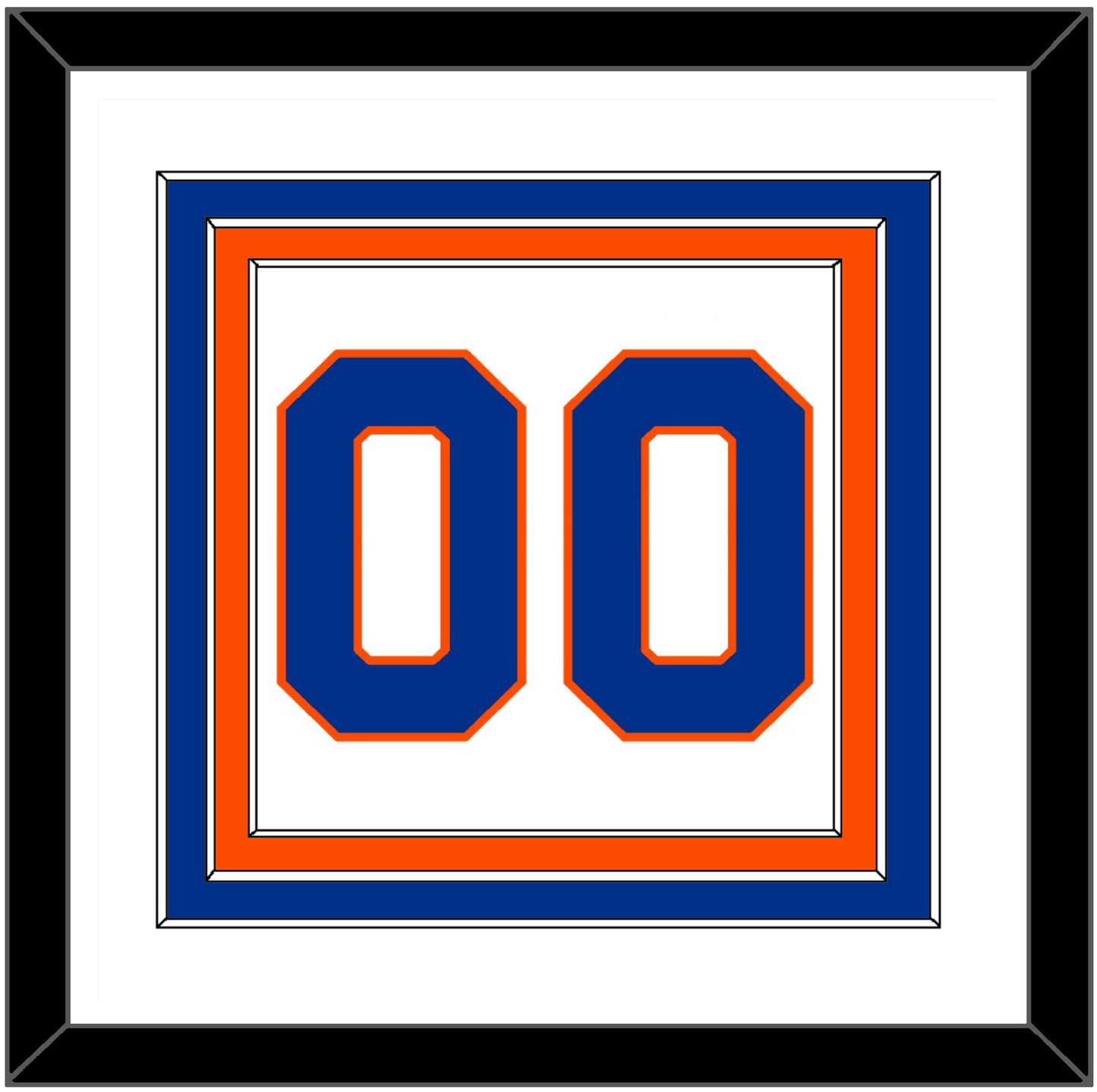 New York Number (Back) - Road White - Premier Tier 1