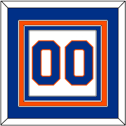 New York Number (Back) - Road White - Premier Tier 2