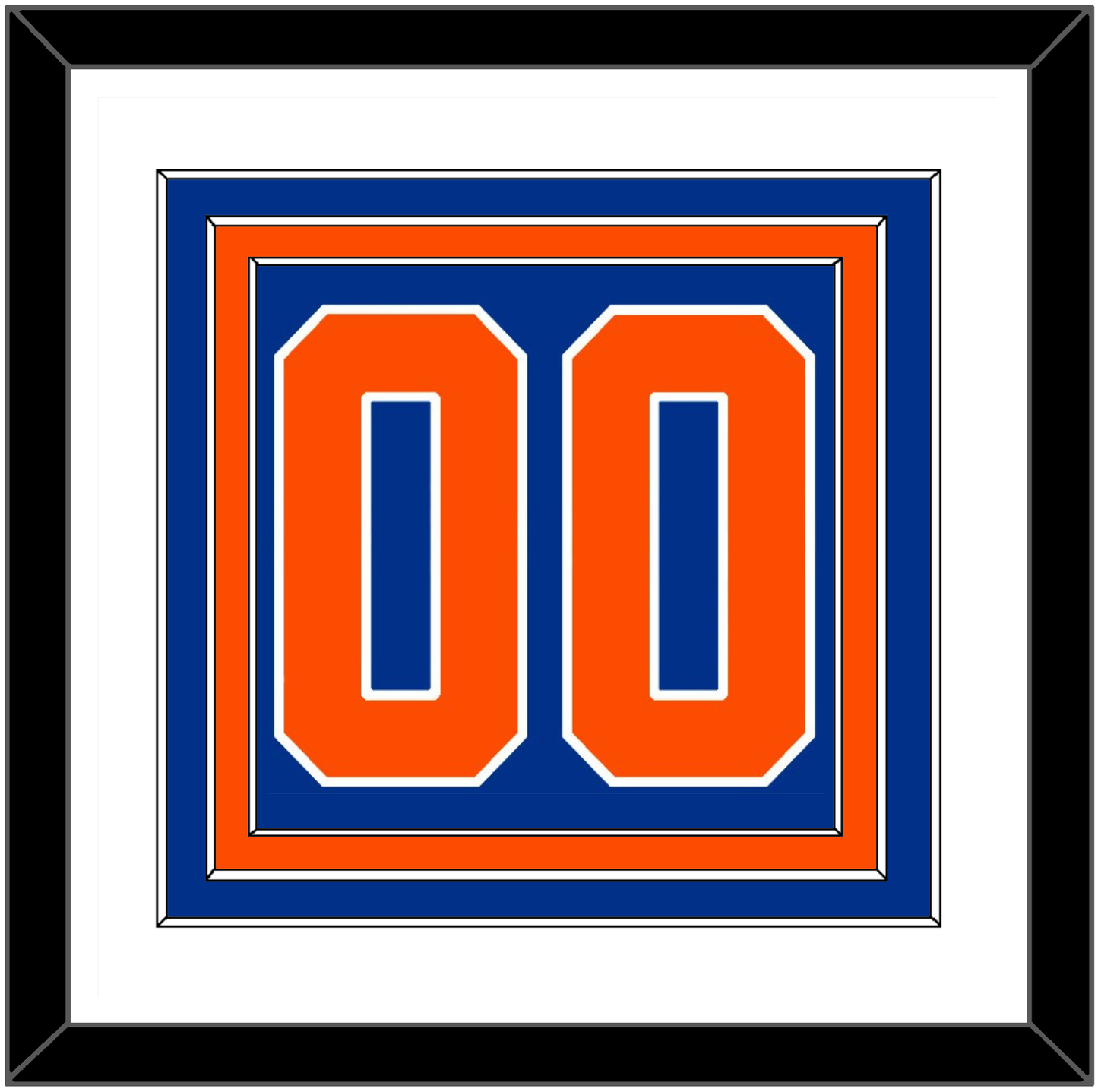 New York Number (Back) - Alternate Blue - Premier Tier 1