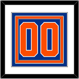 New York Number (Back) - Alternate Blue - Triple Mat 1
