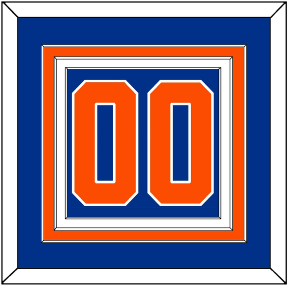 New York Number (Back) - Alternate Blue - Triple Mat 2