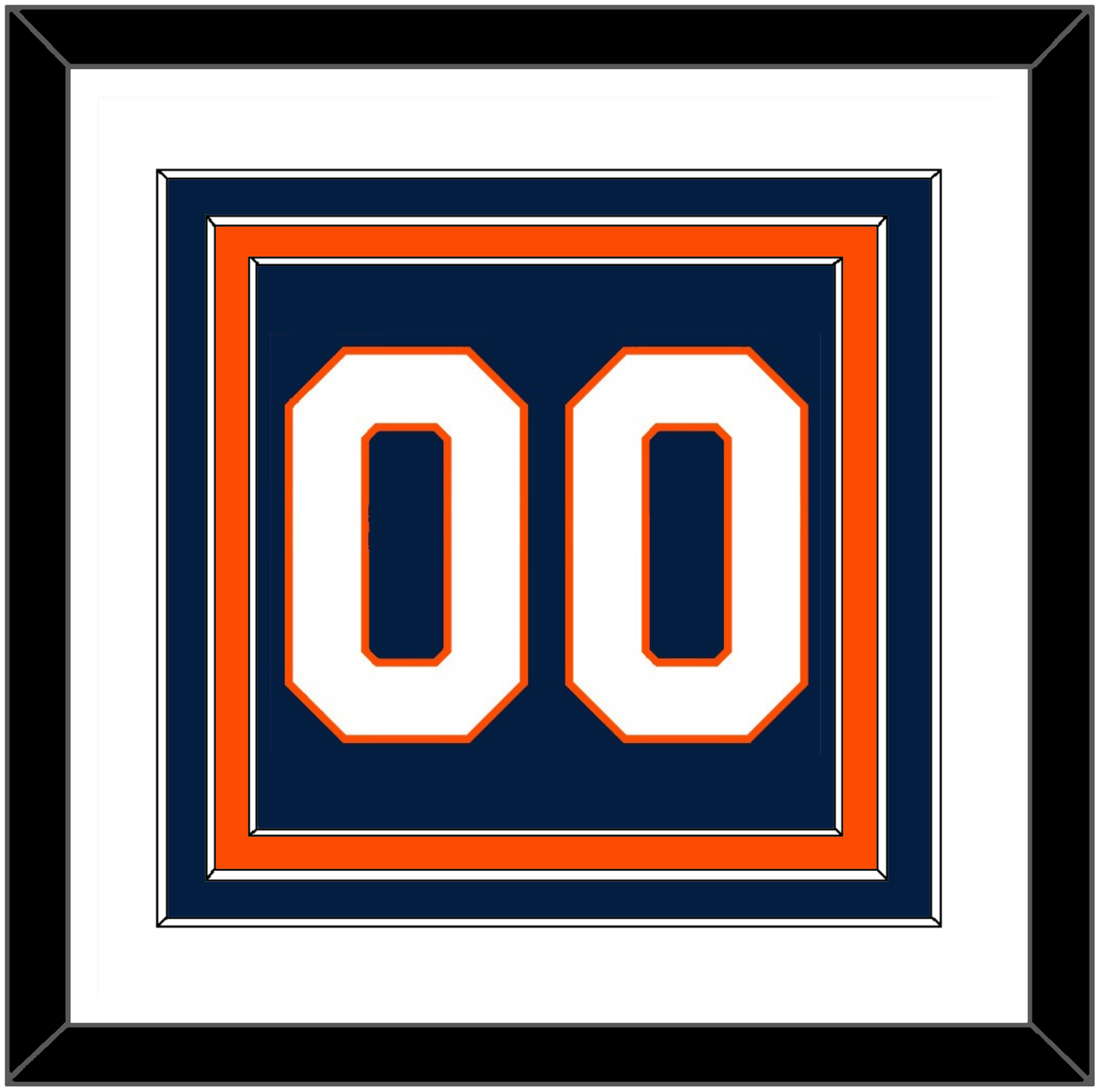 New York Number (Back) - Home Blue (2007-2010) - Premier Tier 1