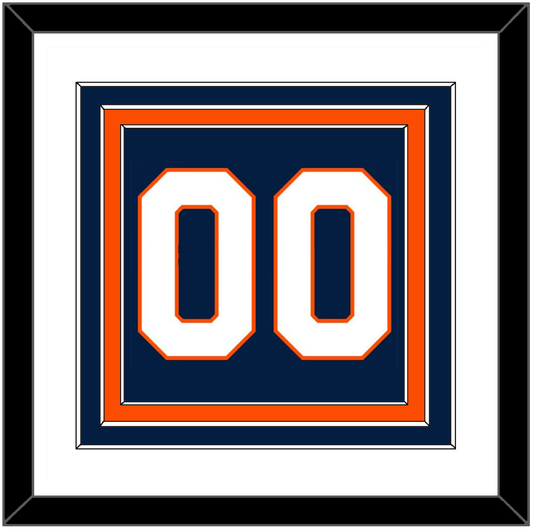 New York Number (Back) - Home Blue (2007-2010) - Premier Tier 1
