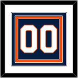 New York Number (Back) - Home Blue (2007-2010) - Triple Mat 1