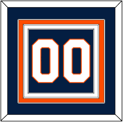 New York Number (Back) - Home Blue (2007-2010) - Premier Tier 2