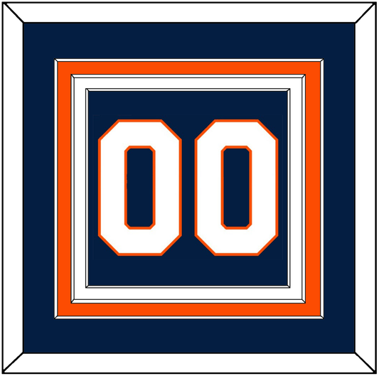 New York Number (Back) - Home Blue (2007-2010) - Premier Tier 2