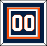 New York Number (Back) - Home Blue (2007-2010) - Triple Mat 2