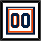 New York Number (Back) - Road White (2007-2010) - Triple Mat 1