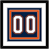 New York Number (Back) - Road/Home Blue (1998-2007) - Triple Mat 1