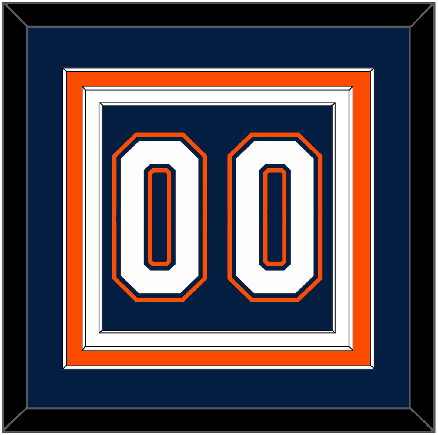 New York Number (Back) - Road/Home Blue (1998-2007) - Premier Tier 2