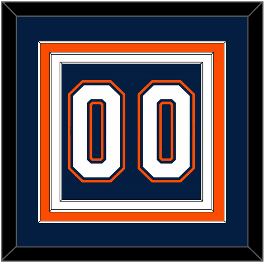 New York Number (Back) - Road/Home Blue (1998-2007) - Premier Tier 2