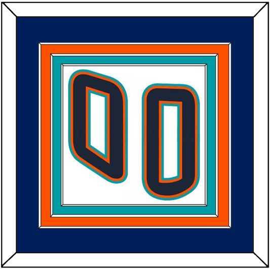 New York Number (Back) - Home White (1995-1998) - Premier Tier 2