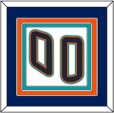 New York Number (Back) - Home White (1995-1998) - Triple Mat 2