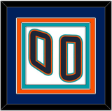 New York Number (Back) - Home White (1995-1998) - Triple Mat 2