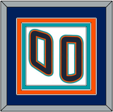 New York Number (Back) - Home White (1995-1998) - Triple Mat 2