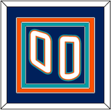 New York Number (Back) - Road Blue (1995-1998) - Triple Mat 2