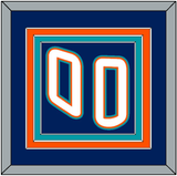 New York Number (Back) - Road Blue (1995-1998) - Triple Mat 2